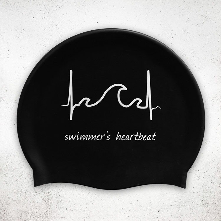 Swim Cap Swimmer S Heartbeat Swimmer S Heartbeat